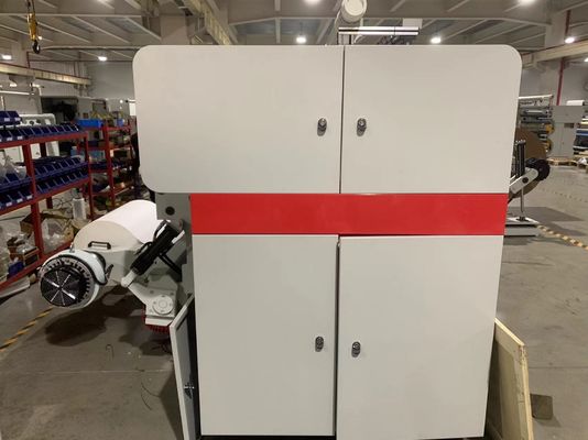 Máquina de corte de filme de alta velocidade de PE controlada por computador 1300mm Rewinders de corte de papel de rótulo