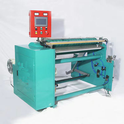 OD 600mm Pequeno Slitter Roll Rewinder Rewinding And Slitting Machine 1300 x 1380 x 1600mm