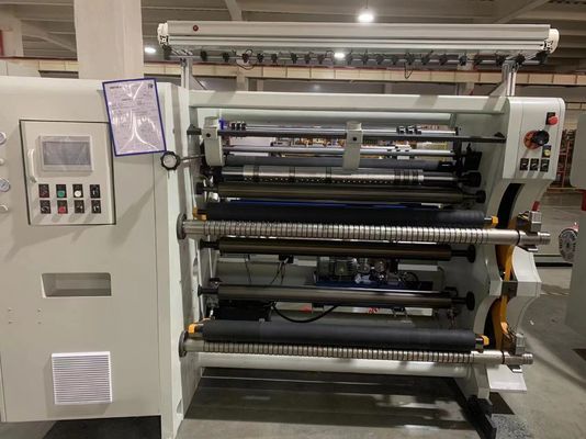 Máquina de corte de rolos de papel de película composta de PVC PET PE totalmente automática
