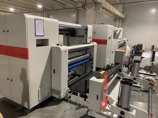 Máquinas de reviravoltar e de cortar papel kraft, papel de cobre, papel revestido, papel de impressão totalmente automáticas