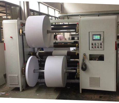 Máquina de corte e rebobinagem de papel de cobre de alta velocidade, com uma velocidade de corte de 350 m/min