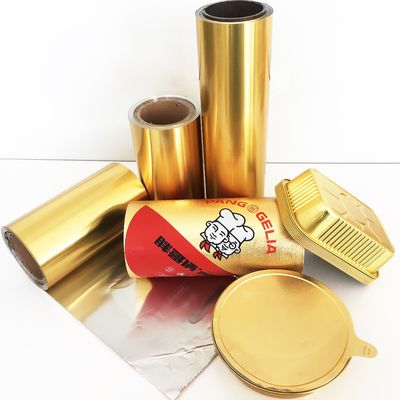 Película de vedação de folha de alumínio personalizada Película de vedação térmica para tampas de copos vedação ideal a 180-250C