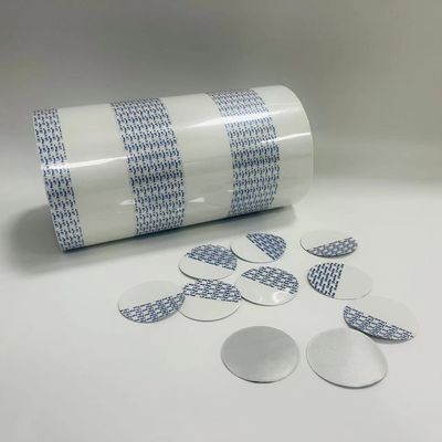 0.05 mm Filme de vedação de alumínio metalizado para diâmetros de vedação de 10 a 180 mm