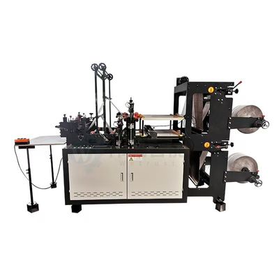 Máquina de fabricação de bolsas de filme de tela sensível ao toque 1000kg Capacidade Controle PLC