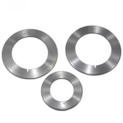 Lâmina de corte rotativa redonda de alta precisão Lâmina de borda de PVC Lâmina de corte de lâminas rotativas Máquina de corte de tubos de papel fita adesiva Máquina de corte Lâmina